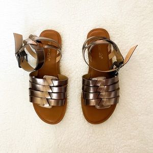 Franscesas copper sandal size 8
